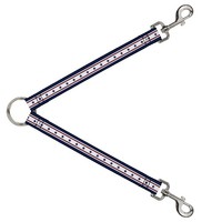 Dog Leash Splitter Americana Stars & Stripes 6 Blue/White/Red (Us Import)