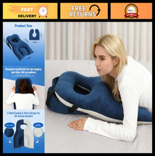 Eye Surgery Recovery Face Down Pillow, BBL Massage Support, Dual Sided Flannel 