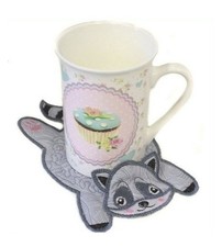 MASCHINENSTICKEREI DESIGNS USB - CRITTER MUG TEPPICHE (APPLIKATION) COLL 5X7 MIT TIER