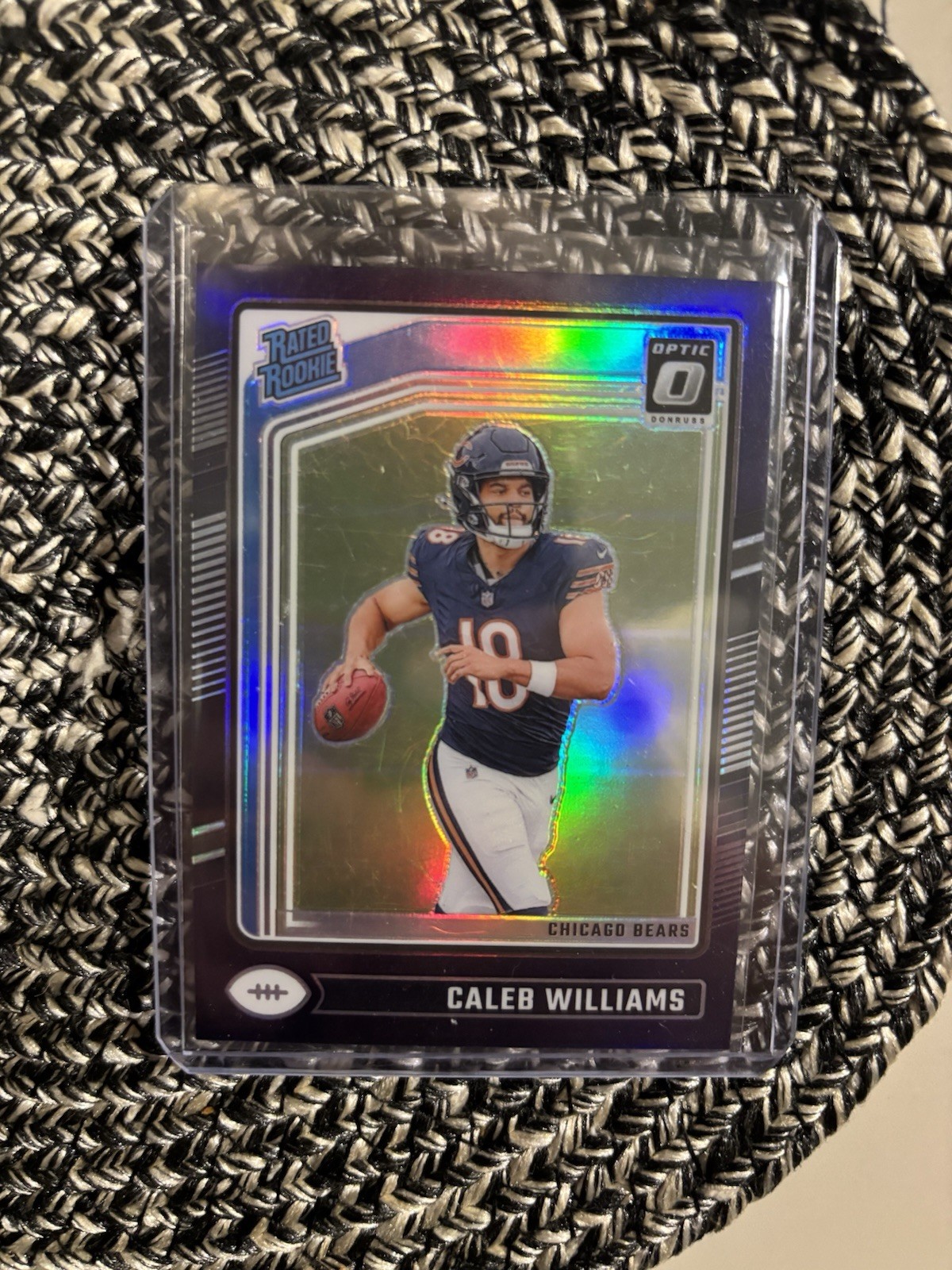 Panini 2024 Donruss Optic Rated Rookie Purple Prizm /60 Caleb Williams #201