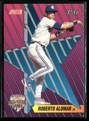 Roberto Alomar 1992 Score Procter & Gamble #3 Toronto Blue Jays