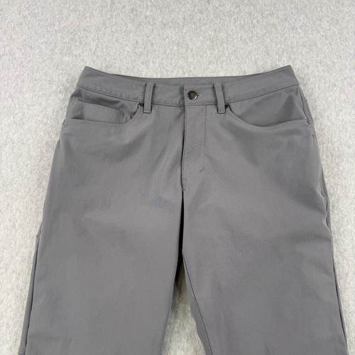 Lululemon Pants Mens 30x27 Gray ABC Classic Fit 5 Pocket Stretch Chino Trousers - Picture 2 of 13