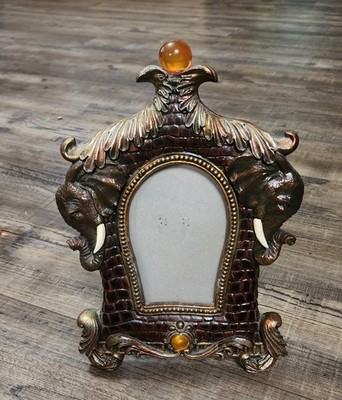3D Resin Picture Frame Elephants Jungle Theme Box 32