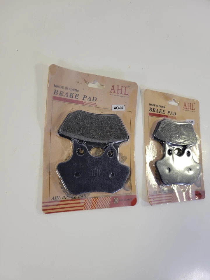 Vintage Pair Of Motorcycle AHL Brake Pads AO-07 NOS - Image 3 of 4