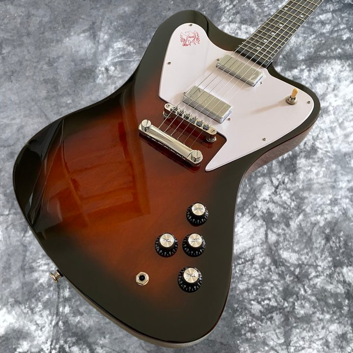 Fire Bird Non Reverse TobaccoSunburst Electric Guitar Mini Humbucker Pickups Da