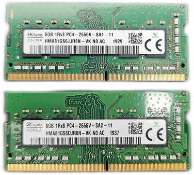 SK HYNIX 16GB PC4 2666V SO-DIMM LAPTOP RAM (2x8GB)
