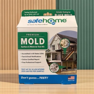Safehome Premium Black Mold Surface & Material Test Kit Accredited Lab 50 States