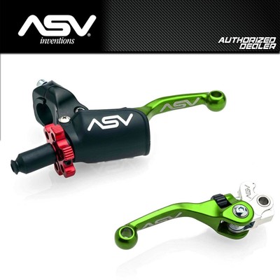 ASV F4 Series Blue Clutch & Brake Lever Pair For Yamaha Raptor 700 (2007-2024)-1237200