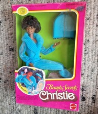 Vintage Beauty Secrets Christie Barbie bambola NRFB 1295 del 1979 NRFB