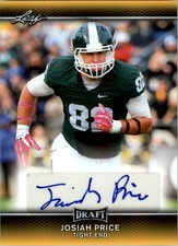 2017 Leaf Draft Football Cards - Autograph Printing Plate Packs 21