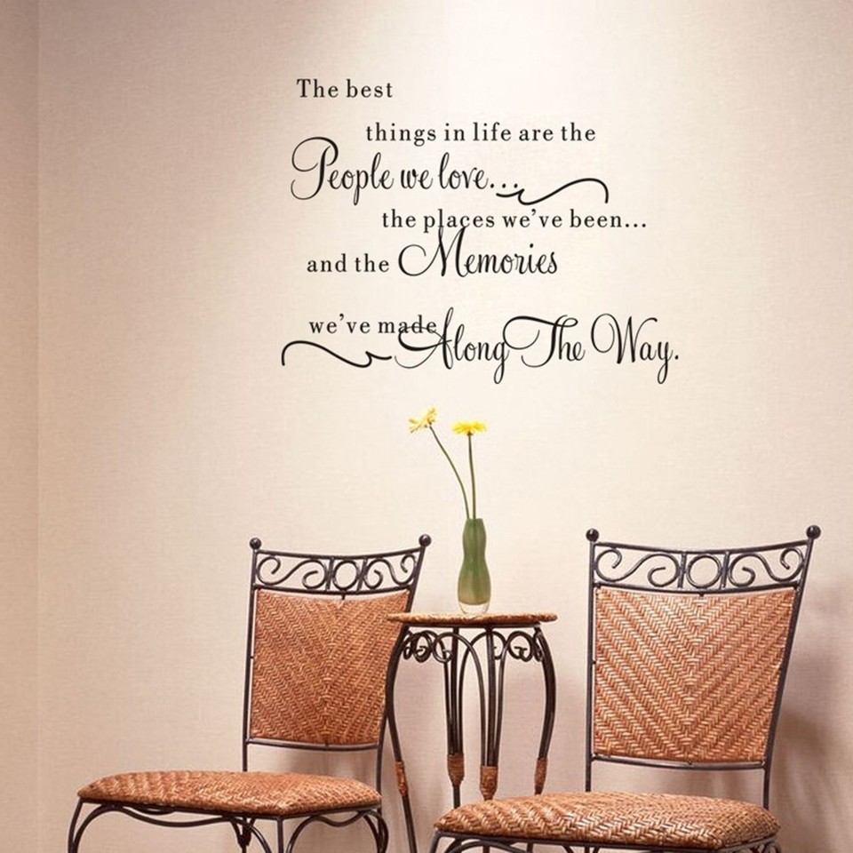 Vinyl Wall Decals Quotes Sayings Words Art Decor Lettering Vinyl Wall ...