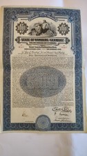 1926 Germany State Of Hamburg Gold Loan