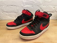 nike jordan 1 mid black and red kids 5Y Excellent cond.