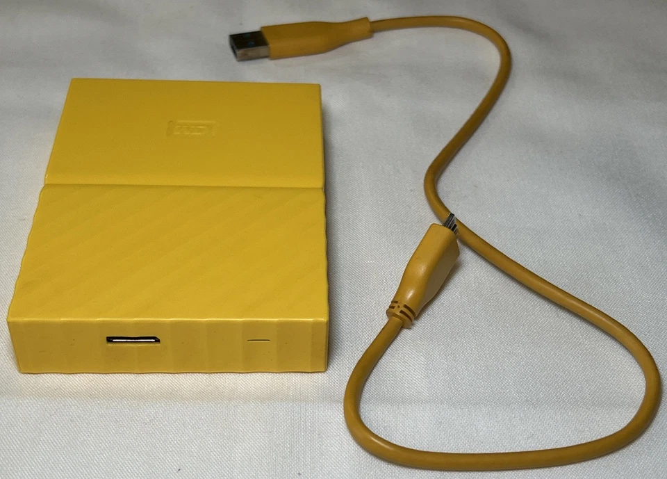 Western Digital My Passport 2TB Hard Drive - WDBYFT0040BYL-Yellow - Image 2 of 4