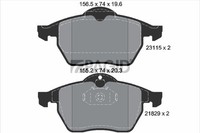Bremsbelagsatz Scheibenbremse Pagid T1085N FüR Opel Vectra Caravan J96 CC C89