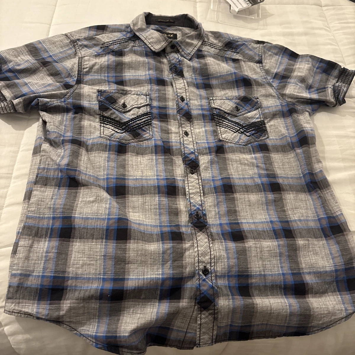 Helix Polyester Casual Button-Down Shirts for Men for sale | eBay