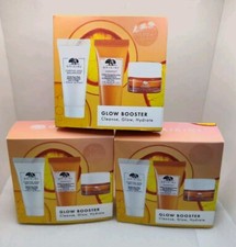 3 Pack ORIGINS Glow Booster Hydrate Cleanse Gift Set New