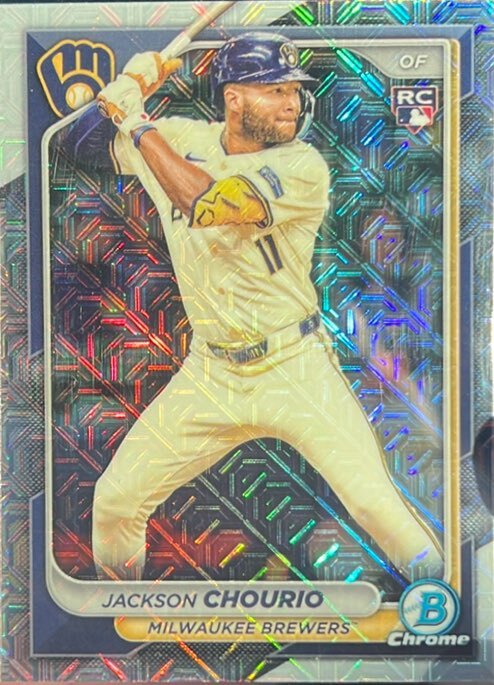 2024 Bowman Chrome Etched in Glass Variations#69 Jackson Chourio