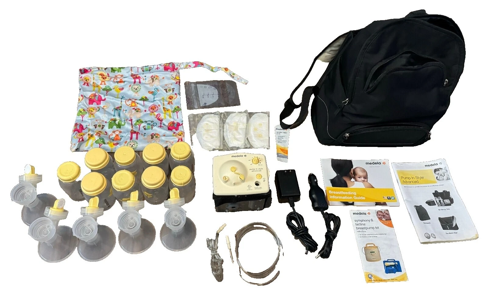 Botella de colección Medela bombas Mama eléctrico Negro