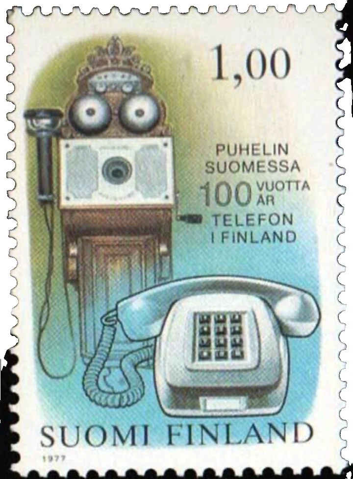 Estampillas finlandesa de comunicación