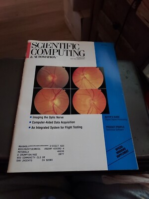 SCIENTIFIC COMPUTING & AUTOMATION MAGAZINE IMAGING THE OPTIC NERVE APRIL 1993