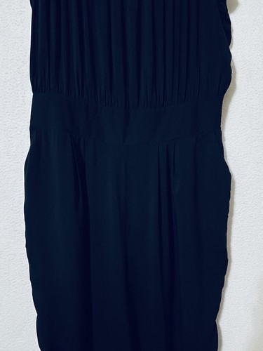 BCBGMAXAZRIA Jumpsuit Womens Medium Black Sleeveless Embroidered Aztec Boho - Picture 3 of 7