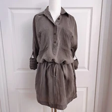 NWOT Club Monaco Cupro Shirt Dress - 0 (S)