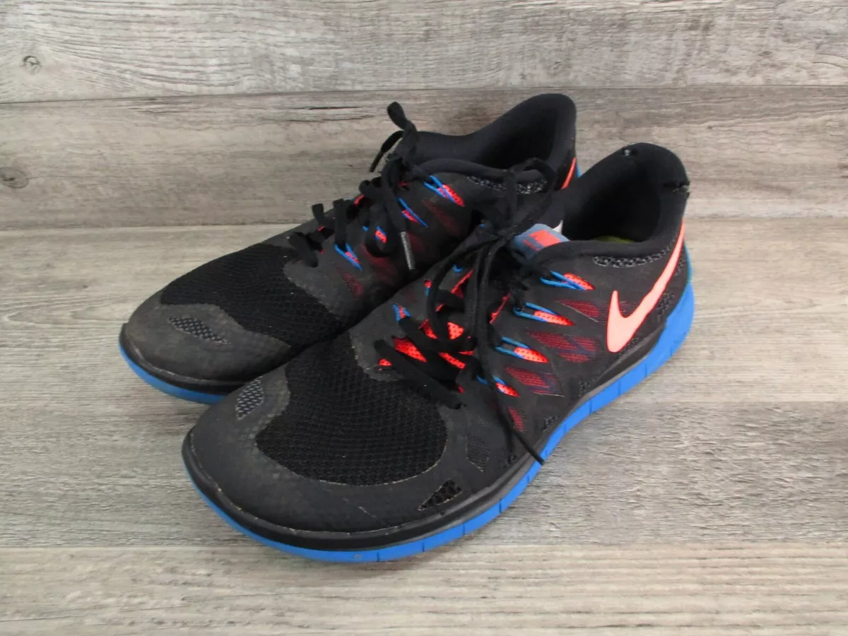 Nike free 5.0 top blue and black