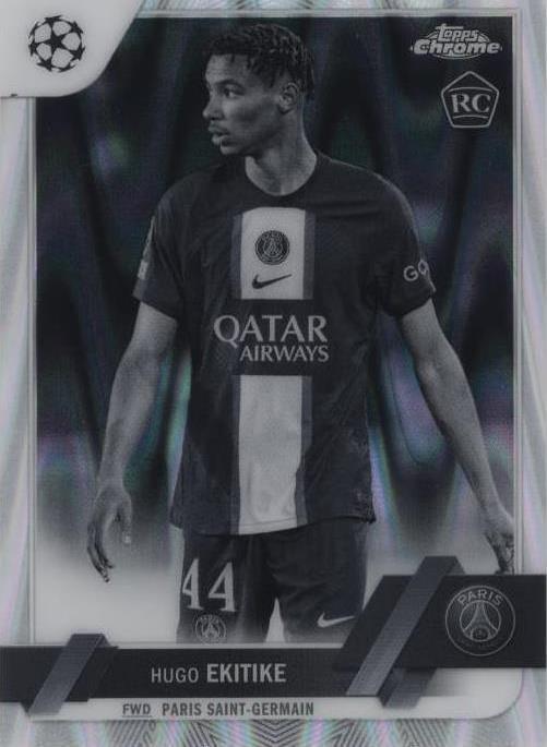 2022-23 Topps Chrome UEFA Club Competitions Hugo Ekitike #125 for
