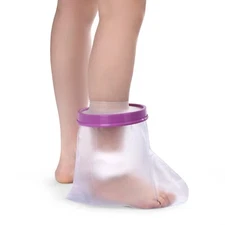 Medots Adult Foot Cover Protector for Shower-Reusable, Waterproof Cast Cover