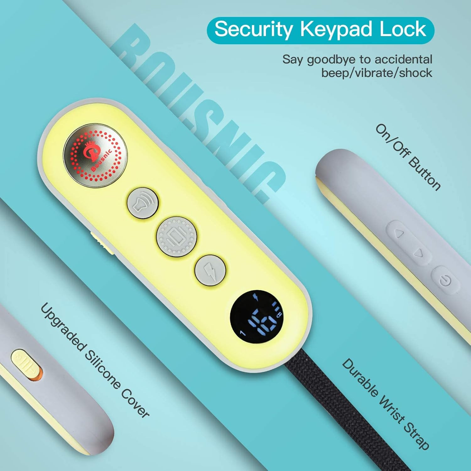 Dog Shock Collar with Remote - for Dog 10-120Lbs 1000Ft Waterproof Rechargeable