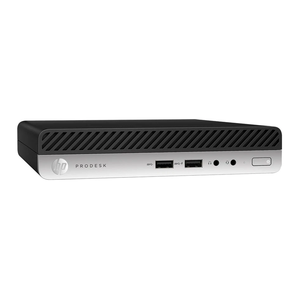 HP ProDesk 400 G4 Mini Core i3-8100T 8GB RAM 256GB NVMe SSD Windows 11 Pro PC - Image 3 of 4