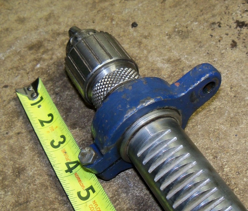 Craftsman Drill Press Splined Quill Spindle Shaft, 103.0303, 33 Jacobs