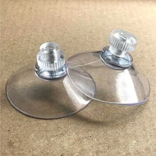 10pcs Strong Suction Cups w/ M4 Screw Rod Knurled Hook Clear Kitchen Glass 2024
