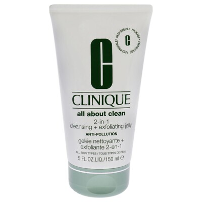 Clinique All About Clean 2-in-1 Cleansing + Exfoliating Jelly - 5 oz/150 ml