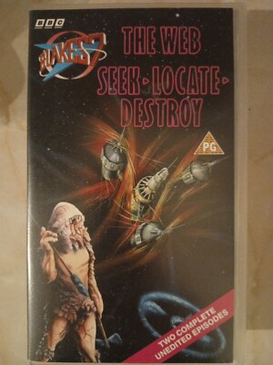 Blakes 7 The Web Seek Locate Destroy Sci-Fi VHS [BBC] Tape 3