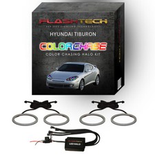 Dream Color Chasing Dynamic Led Halo Kit For 07-08 Hyundai Tiburon Headlights Dream Color Chasing Dynamic Led Halo Kit For 07-08 Hyundai Tiburon Headlights
