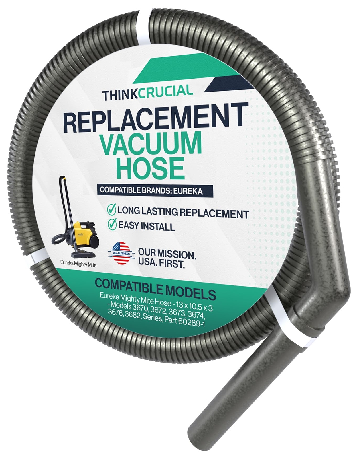 Think Crucial Replacement - Vacuum Cleaner Hose Part Compatible With Eureka M...