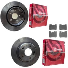 Rear Brembo Disc Brake Rotors Pads For Mercedes-benz E320 E420 400e C36 Amg