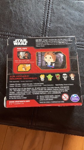 Never opened Pixel Pops Han Solo Disney Spin Master collectible - Picture 4 of 4