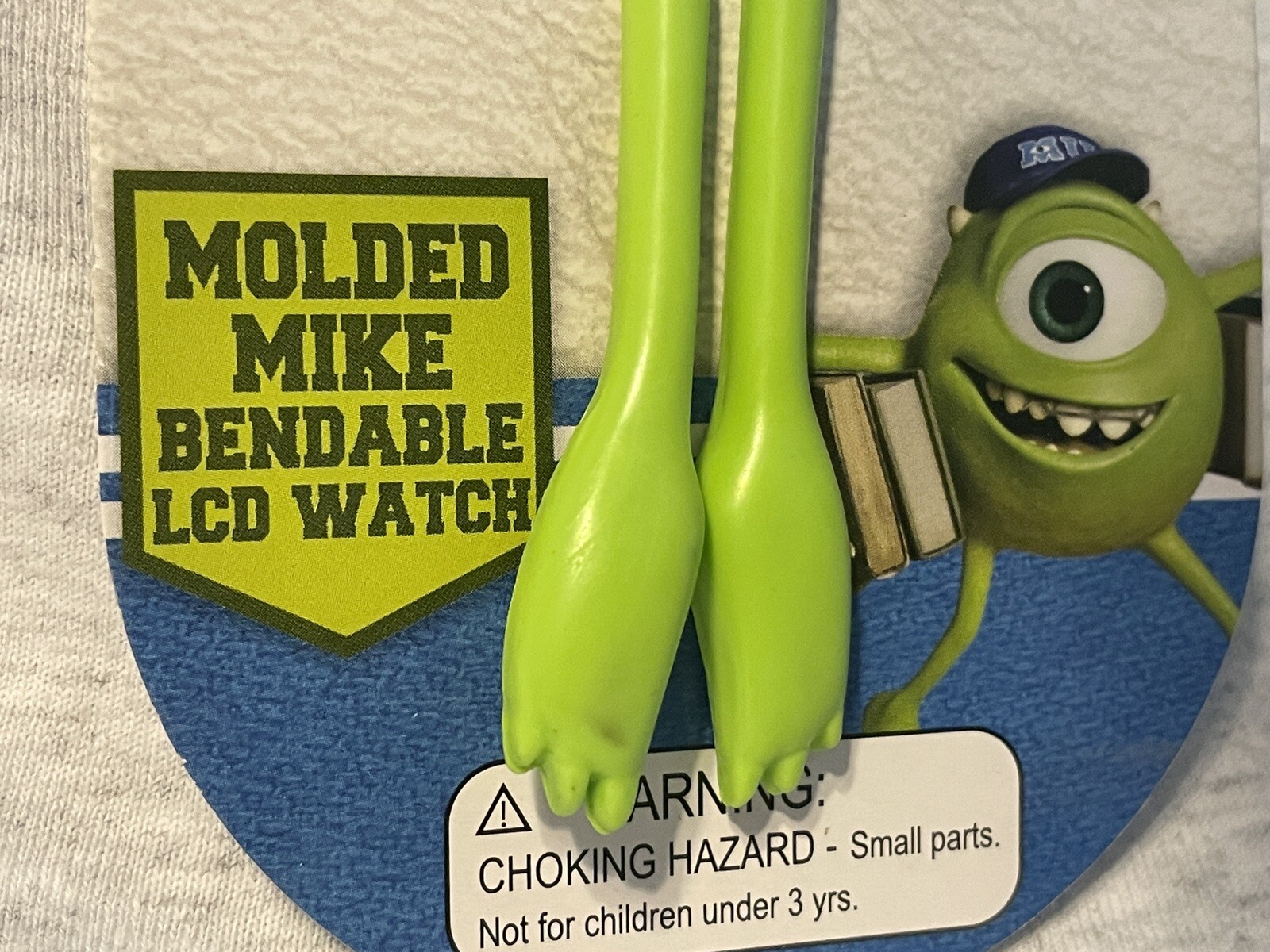 Monsters Inc Watch - Disney Pixar University Bendable Wristwatch - Mike Wazowski