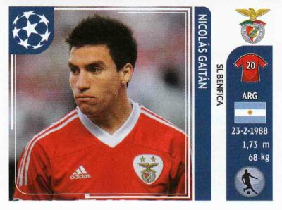 Panini Sticker Champions League 2011/2012 Nr. 170 Nicolas Gaitan SL Benfica Bild