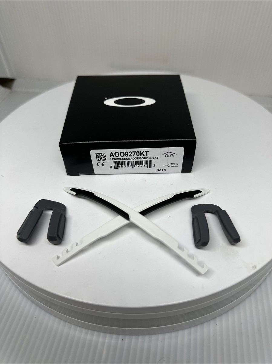 9270KT AUTHENTIC OAKLEY JAWBREAKER EARSOCKS & NOSEPADS KIT WHITE w