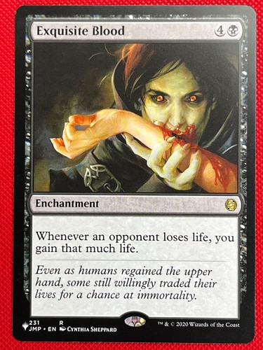 MTG 1X Exquisite Blood X1 The List - Jumpstart Magic - NM/MT