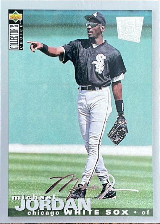 1995 Collector's Choice SE #238 Michael Jordan Silver Signature