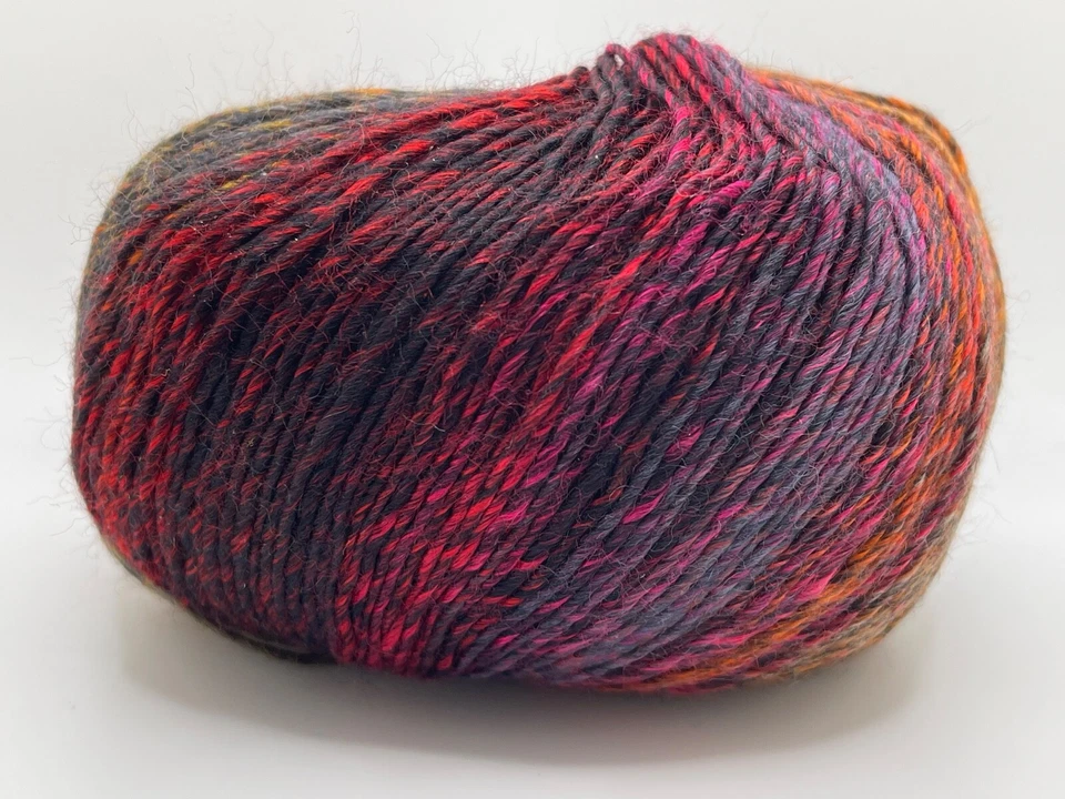 Berroco Millefiori Light #6898 Water Color Sport Wt Wool Acrylic Yarn 100g 350yd - Image 2 of 4