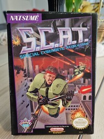 SCAT Special cybernetic Attack Nintendo NES CIB