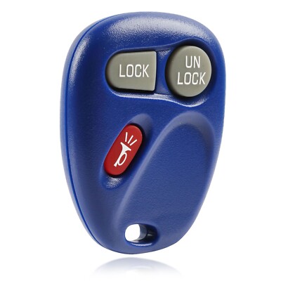 Key Fob Remote Replacement for 2001-2011 GM 15042968 KOBLEAR1XT Navy Blue