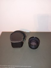 Lot Of 2 Imado Aux Telephoto Lens And Wide Angle Lens w/ Cover For 35mm Camera