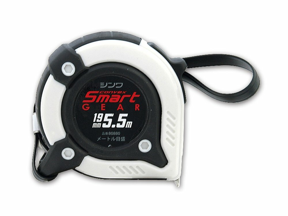 Japanese SHINWA Convex Tape Measure Ruler Smart 5.5m x 19mm 80881